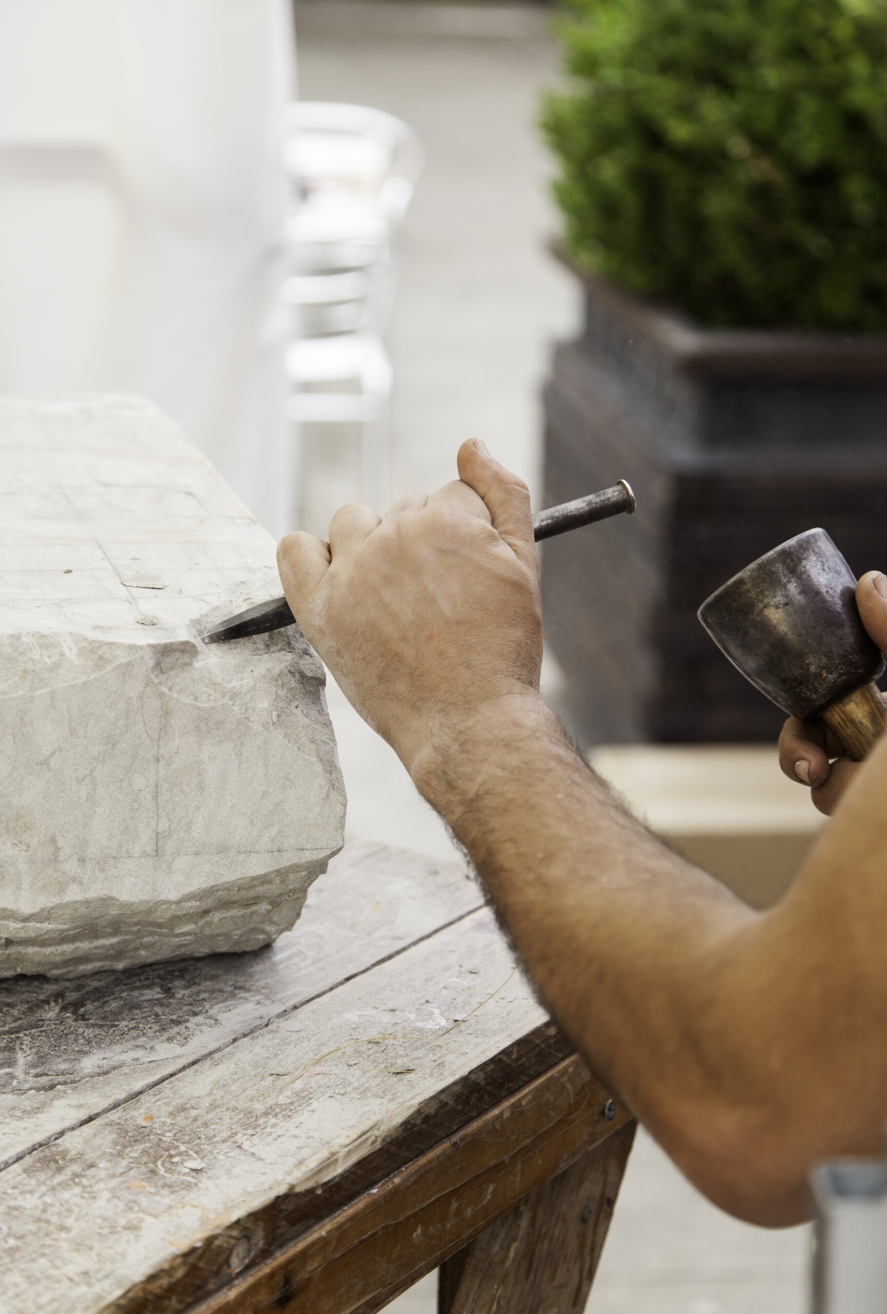 Naturstein-Projekte – Steinmetz-Website mit Werkstück-Galerie